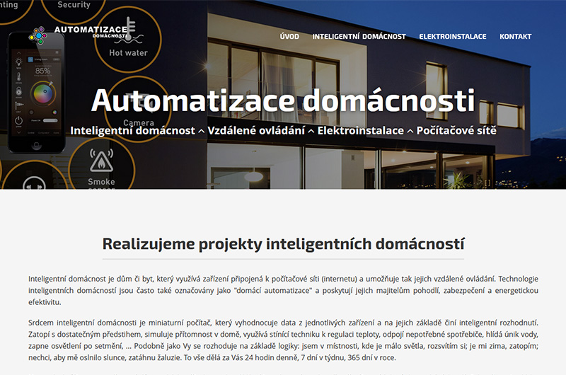 AUTOMATIZACE DOMÁCNOSTI